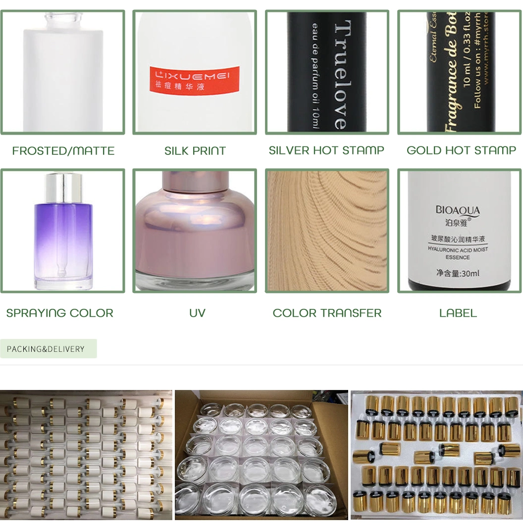 Factory Sale Price 30ml 50ml 100ml PP Acrylic PP Plastic Glass Beauty Products Face Eye Cosmetic Container Cream Jar Sets