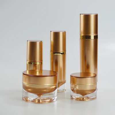 Wassertropfenförmige Acrylflasche, Acrylglas, luxuriöses Kosmetikbehälter-Set
