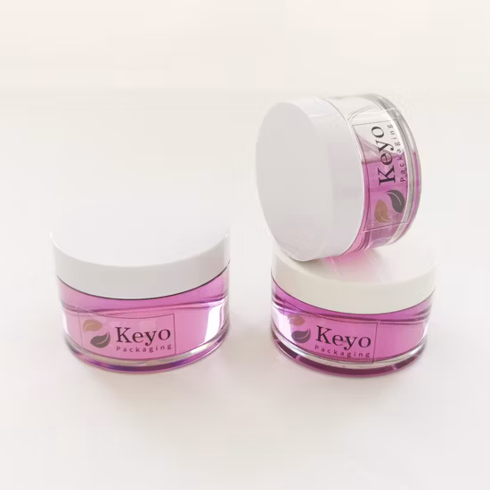 Kostenlose Probe 30 ml, 50 ml, 100 ml, 150 ml, 200 ml, 250 ml, 300 ml, Haustier-Kunststoff-Creme, Körperbutter, Haarcremedose mit weißem Deckel