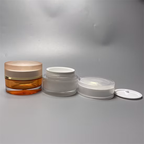 5g 10g 20g 50g 100g Kunststoff-PS-Acryl-Luxuskosmetik-Cremeglas-Sets