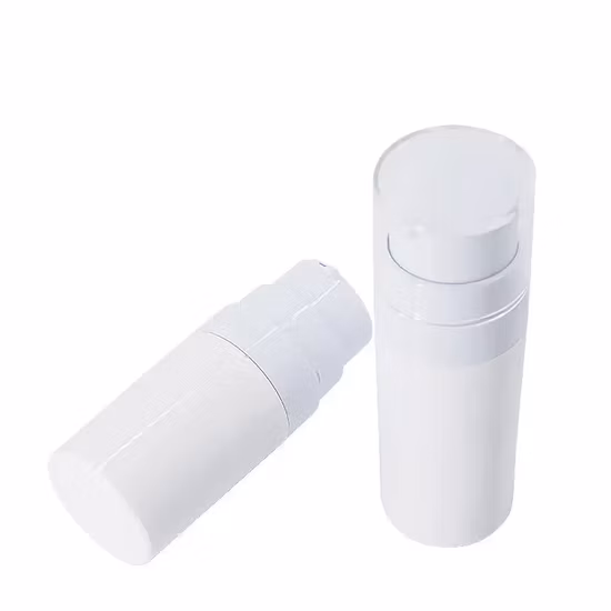 15 ml, 30 ml, 50 ml, leer als Kunststoff-Kosmetikverpackungsbehälter, Serum-Airless-Pumpflasche